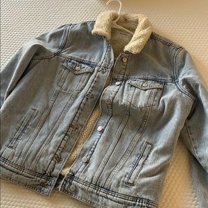 Denim Sherpa Jacket